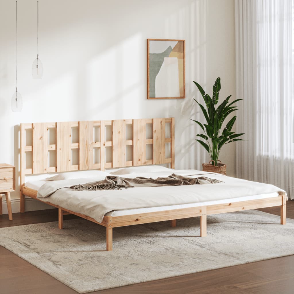 vidaXL Posteľ bez matraca 200x200 cm masívna borovica