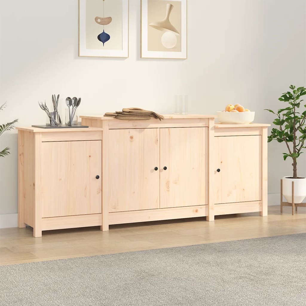 vidaXL Komoda 164x37x68 cm borovicový masív