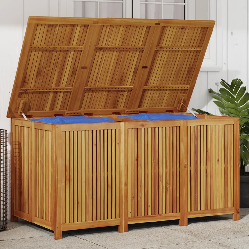 vidaXL Záhradný úložný box 150x80x75 cm masívne akáciové drevo