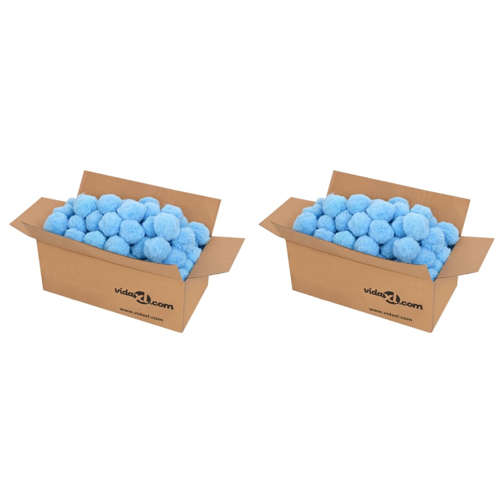 vidaXL Antibakteriálne filtr. guľôčky do bazéna modré 1400g polyetylén