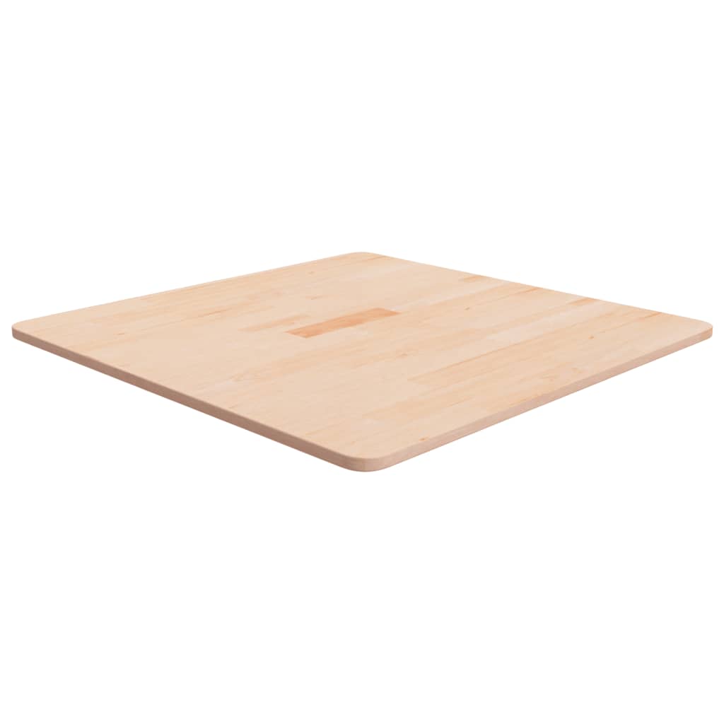 vidaXL Štvorcová stolová doska 70x70x1,5 cm neošetrený masívny dub