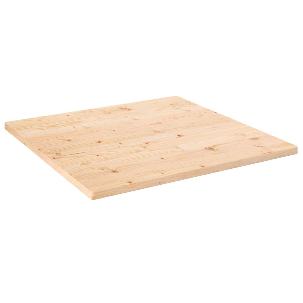 vidaXL Stolová doska 70x70x2,5 cm masívna borovica štvorcová