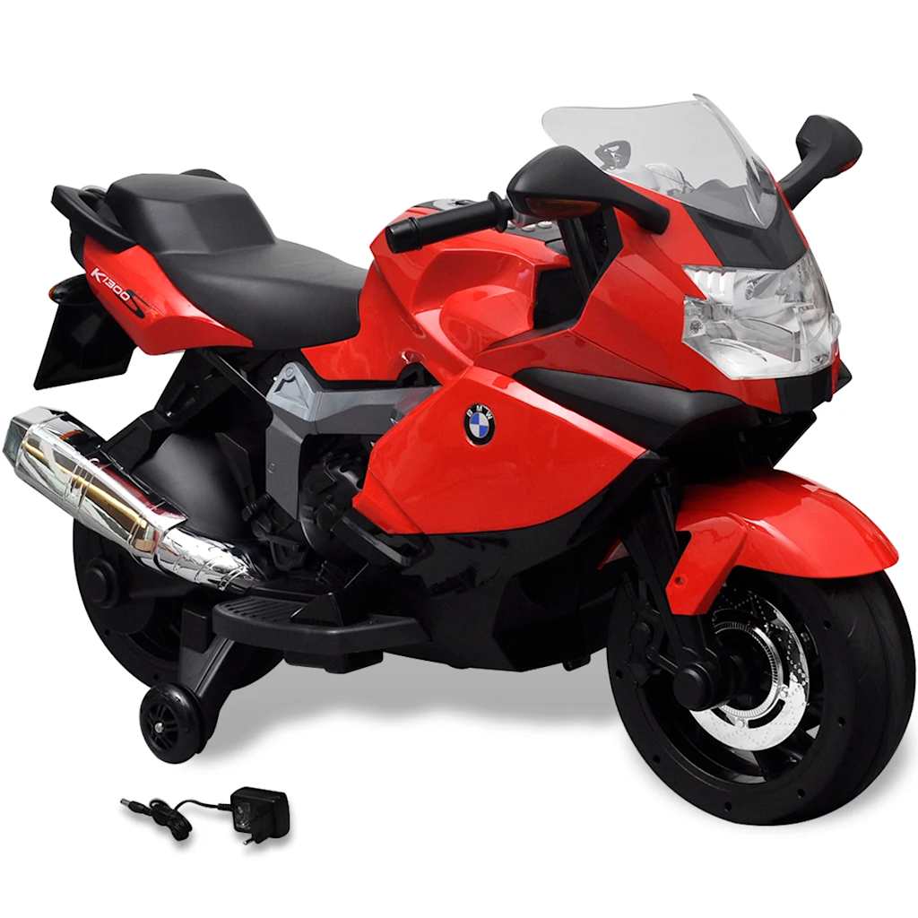 vidaXL Elektrická motorka pre deti, červená BMW 283 6 V