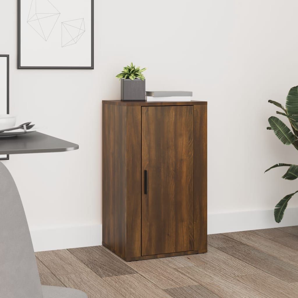 vidaXL Komoda hnedý dub 40x33x70 cm spracované drevo