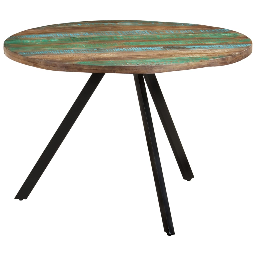 vidaXL Jedálenský stôl 110x75 cm recyklované masívne drevo