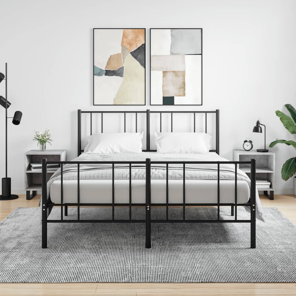 vidaXL Nočné skrinky 2 ks betónovo sivé 40x30x50 cm kompozitné drevo