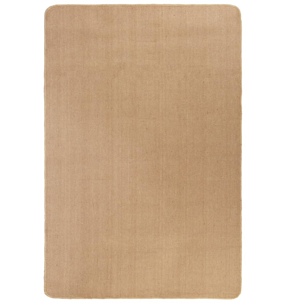 vidaXL Jutový koberček s latexovým podkladom, 140x200 cm, prírodný