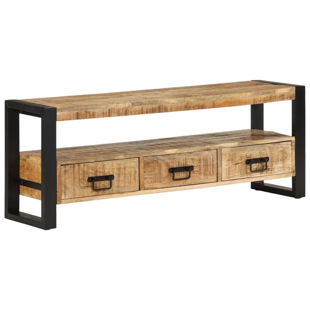 vidaXL TV skrinka 120x30x45 cm masívne mango
