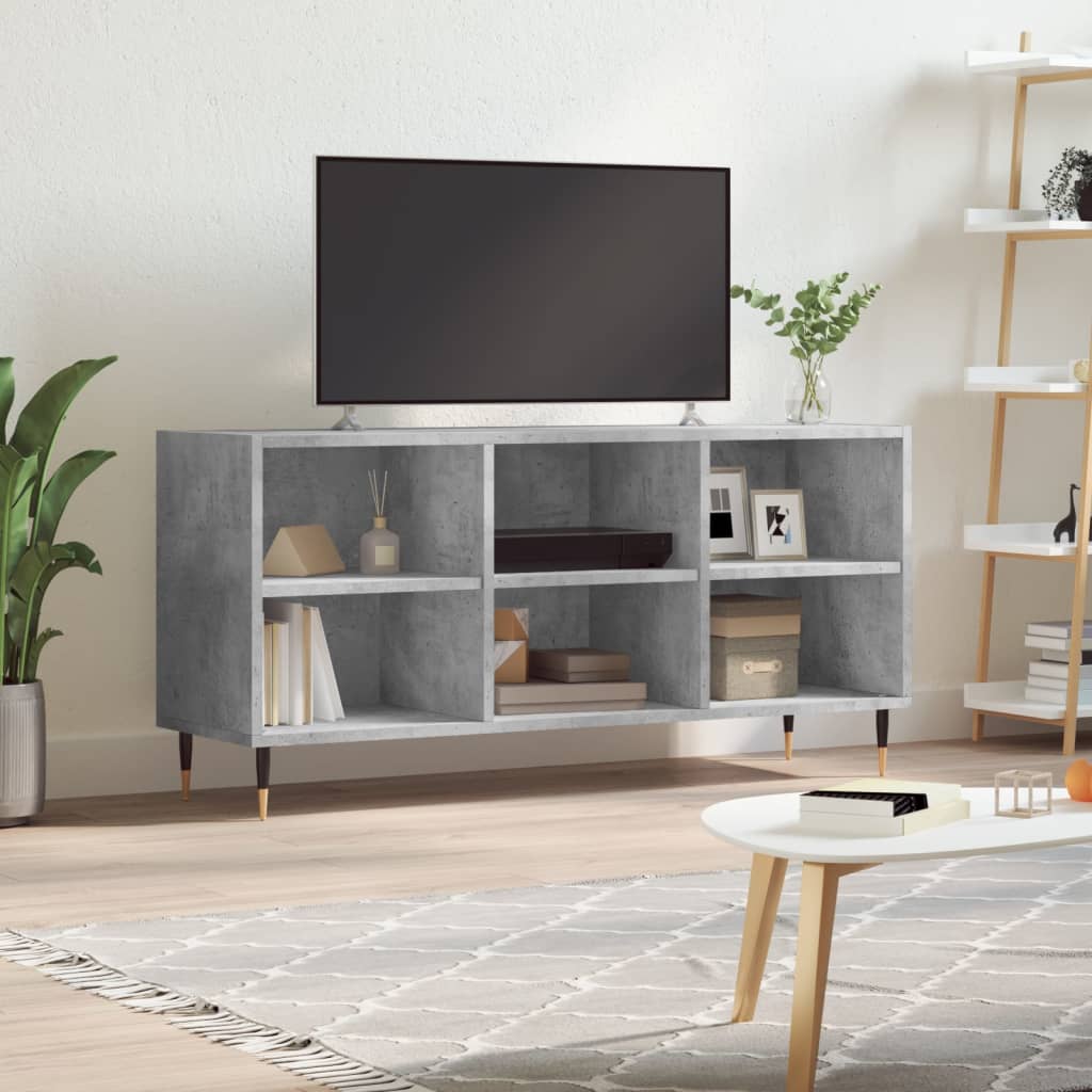 vidaXL TV skrinka betónovosivá 103,5x30x50 cm kompozitné drevo
