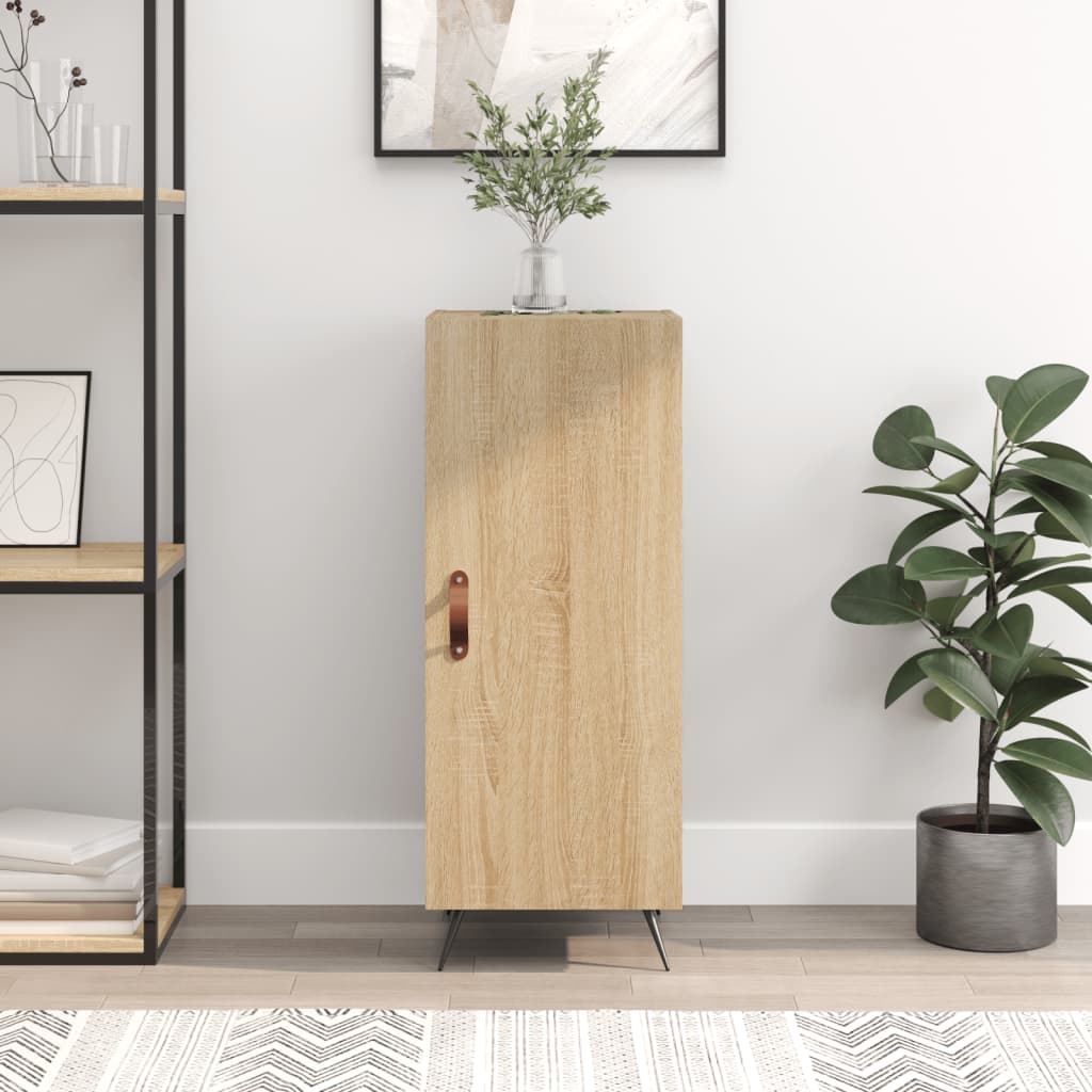 vidaXL Komoda dub sonoma 34,5x34x90 cm spracované drevo