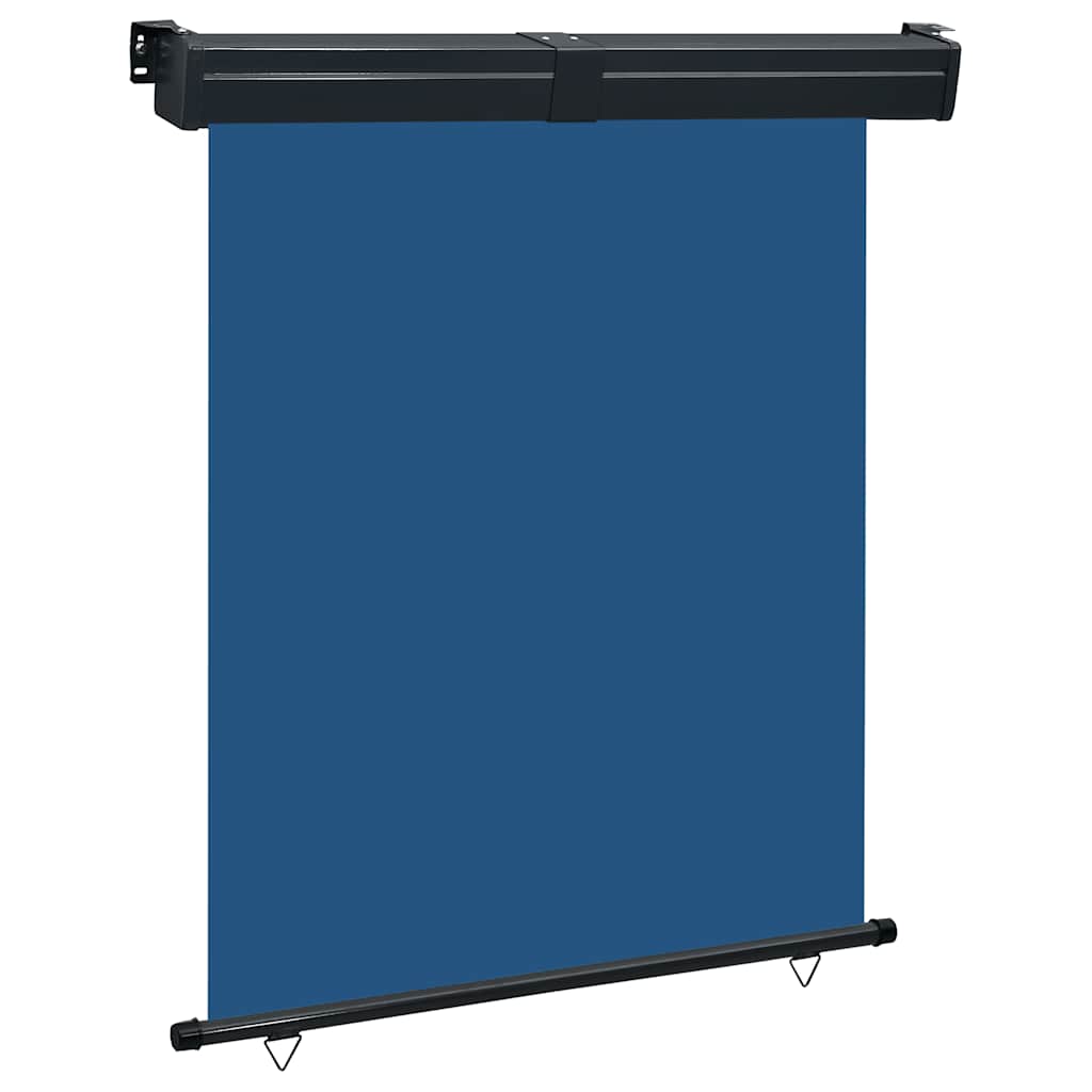 vidaXL Bočná markíza na balkón 145x250 cm modrá