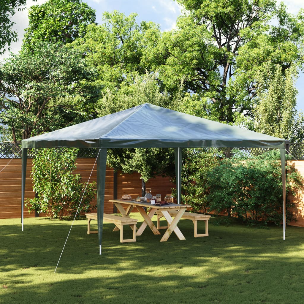 vidaXL Profesionálny párty stan 4x4 m, zelený 90 g/m²