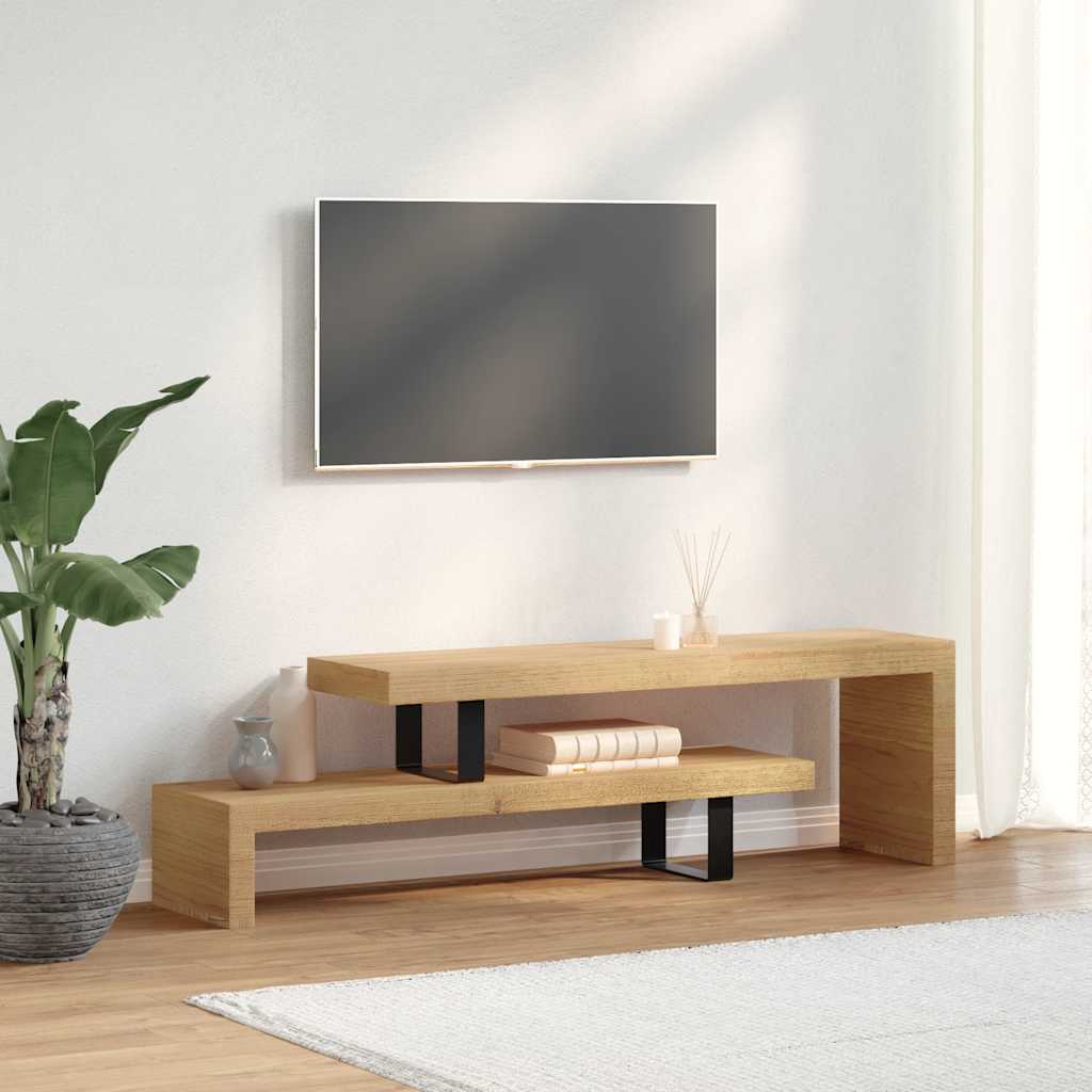 vidaXL TV stolík masívne mangovníkové drevo