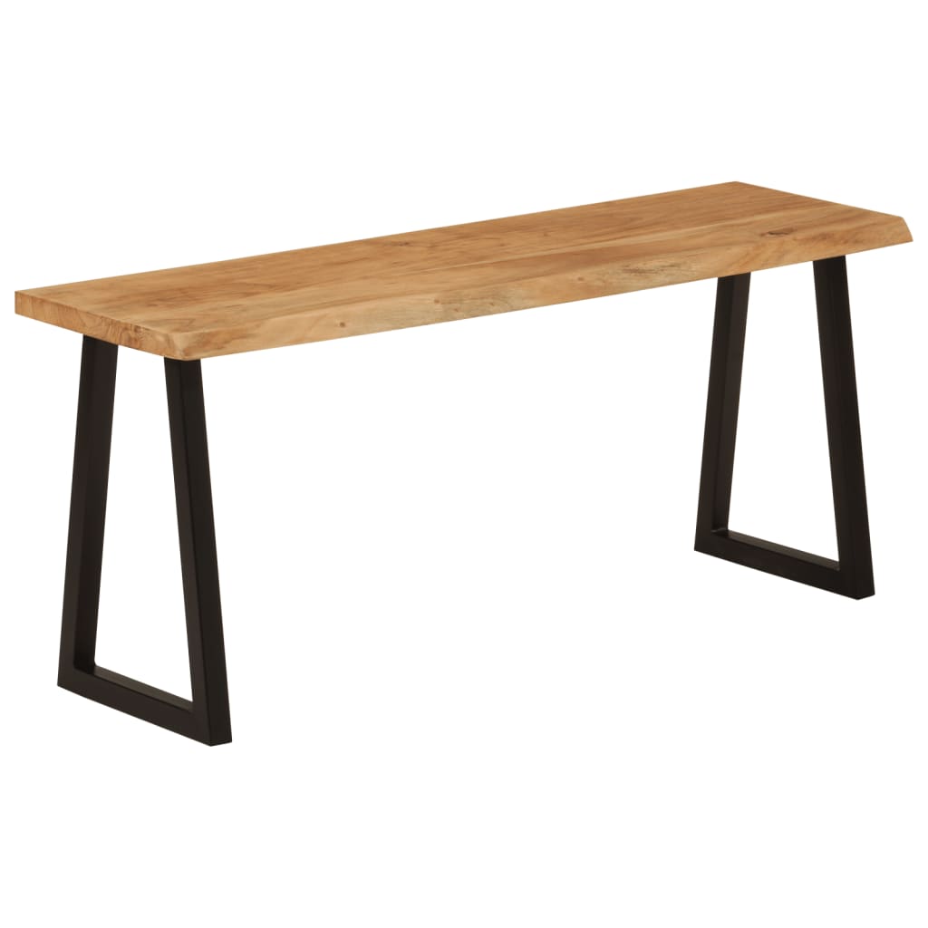 vidaXL Záhradná lavička so živou hranou 105 cm akáciový masív