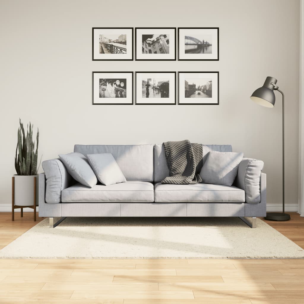 vidaXL Koberec OVIEDO, krátky vlas, béžový 120x170 cm