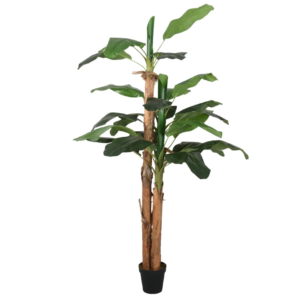vidaXL Umelý banánovník 22 listov 200 cm zelený