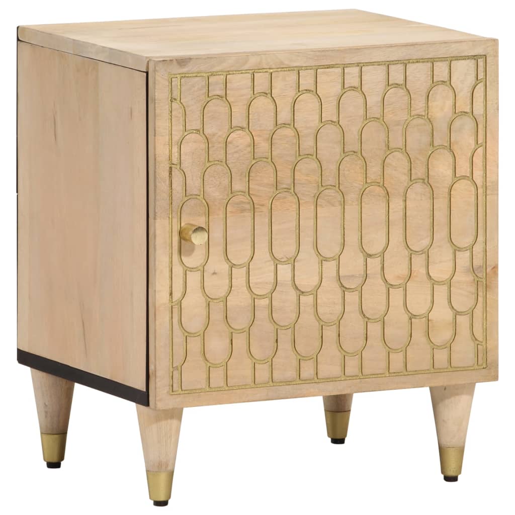 vidaXL Nočný stolík 40x33x46 cm masívne mangovníkové drevo