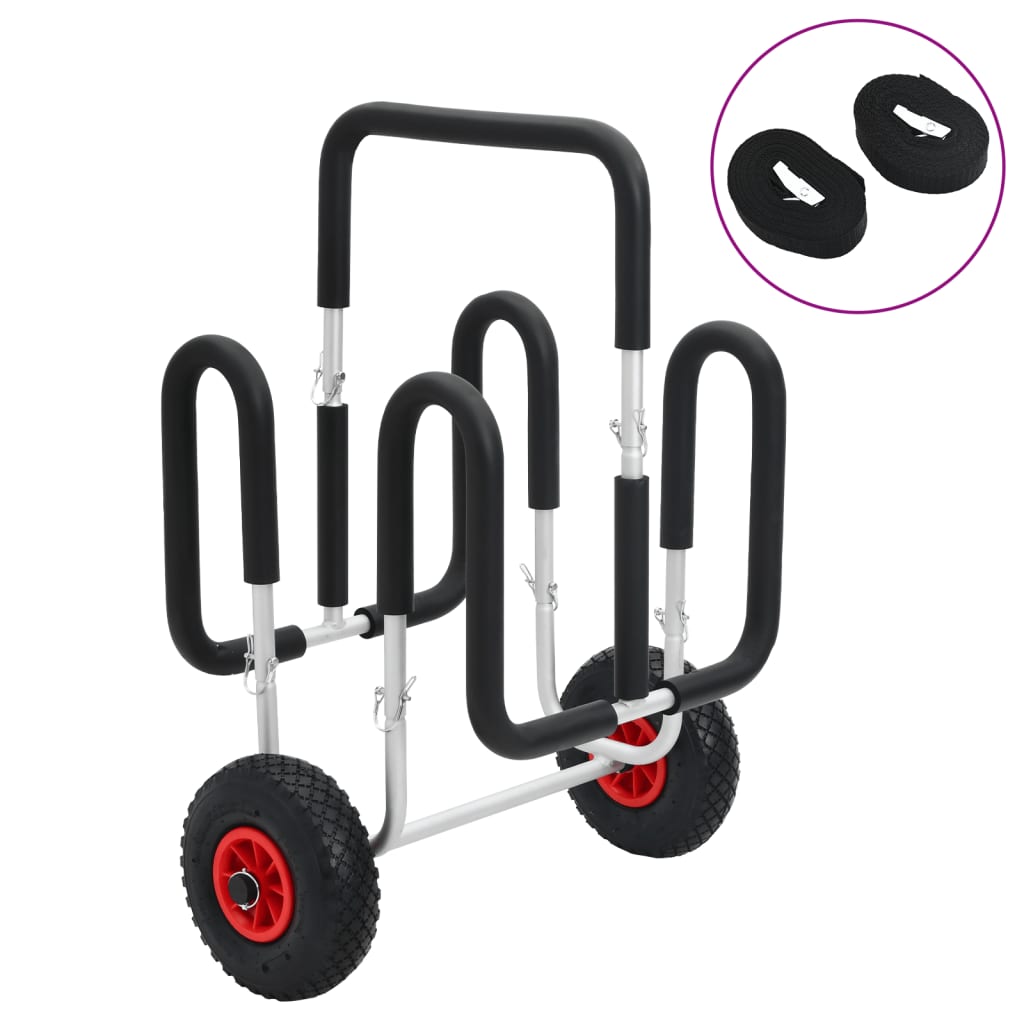 vidaXL SUP vozík pre 2 surfovacie dosky 90 kg hliník