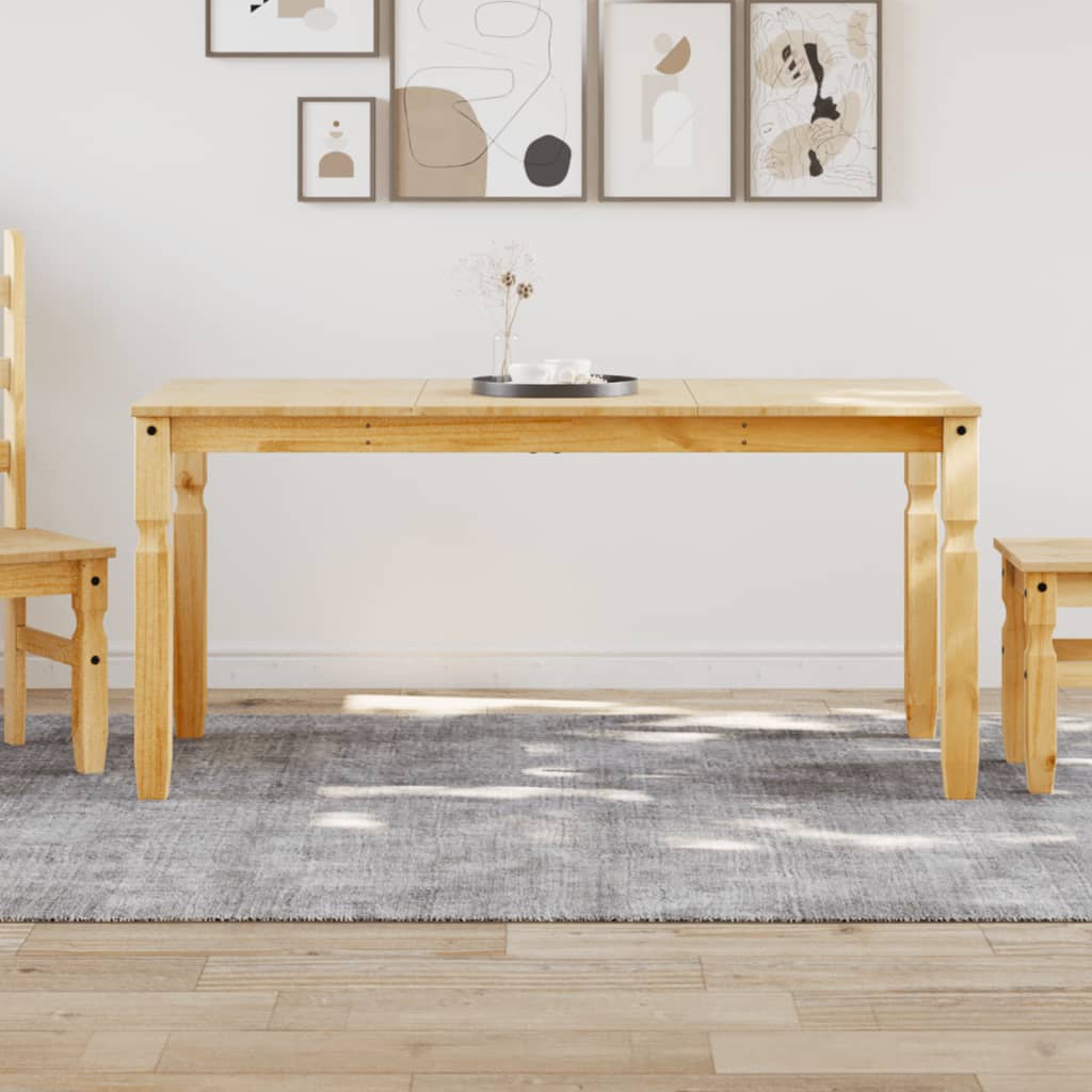 vidaXL Jedálenský stôl Corona 160x80x75 cm borovicový masív