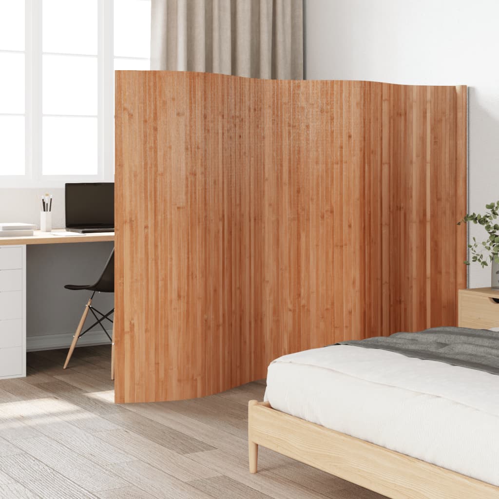 vidaXL Paraván prírodný 165x400 cm bambus
