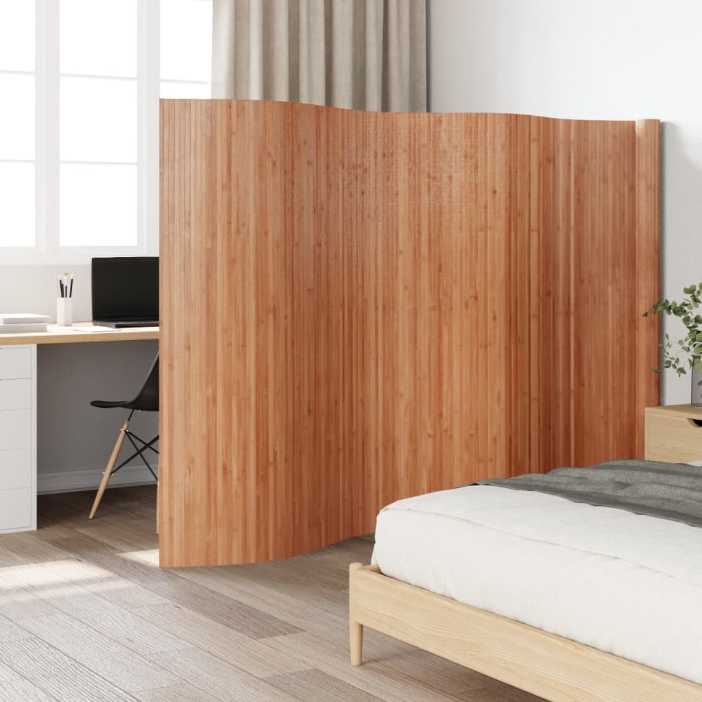 vidaXL Paraván prírodný 165x600 cm bambus