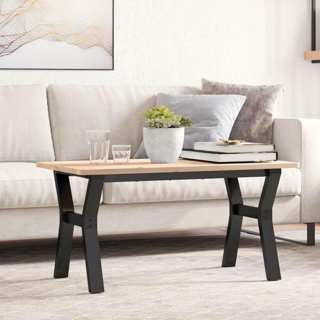 vidaXL Nohy konferenčného stolíka Y-rám 80x40x43 cm oceľ