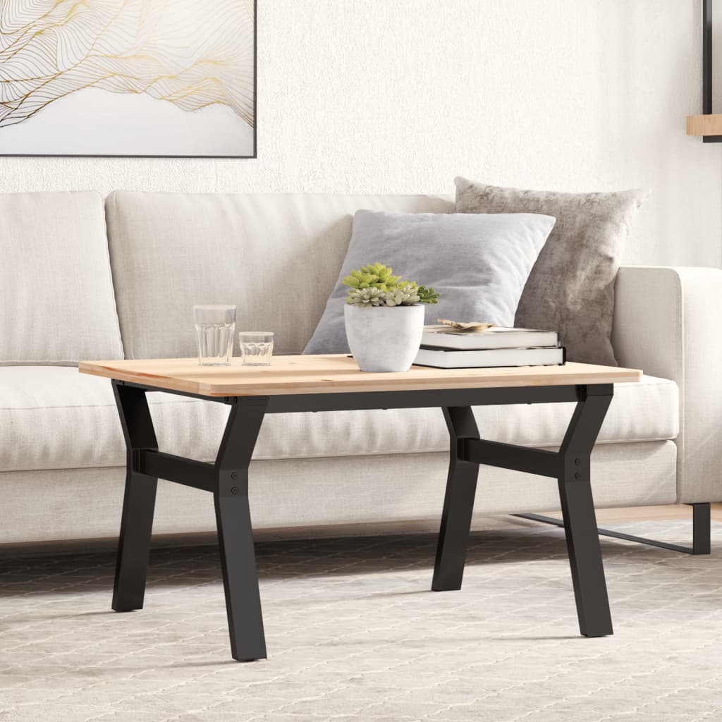 vidaXL Nohy konferenčného stolíka Y-rám 70x60x43 cm oceľ