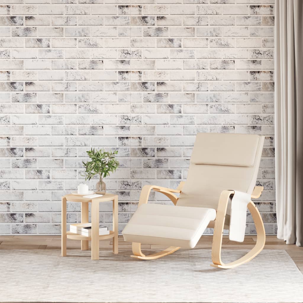 vidaXL 3D nástenné panely 10 ks svetlosivé 100x50 cm EPS