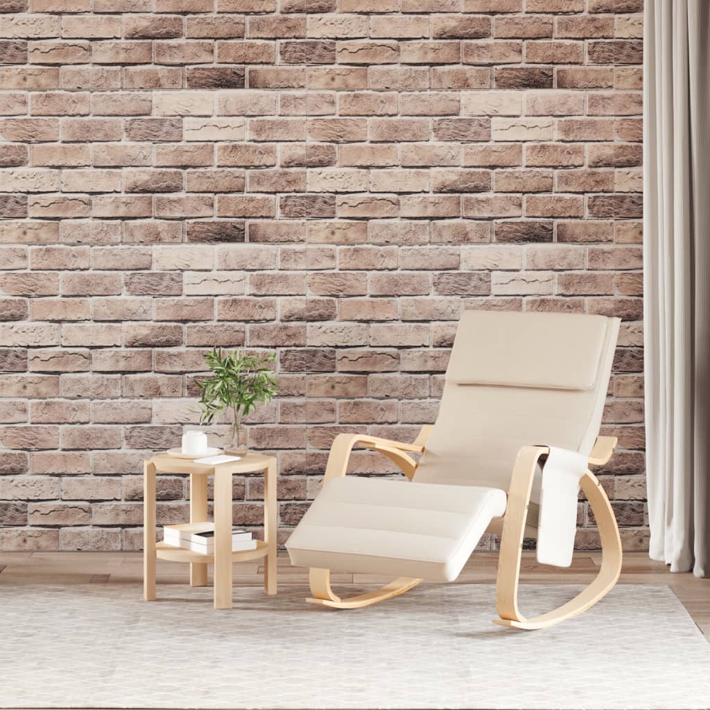 vidaXL 3D nástenné panely 10 ks hnedé 100x50 cm EPS