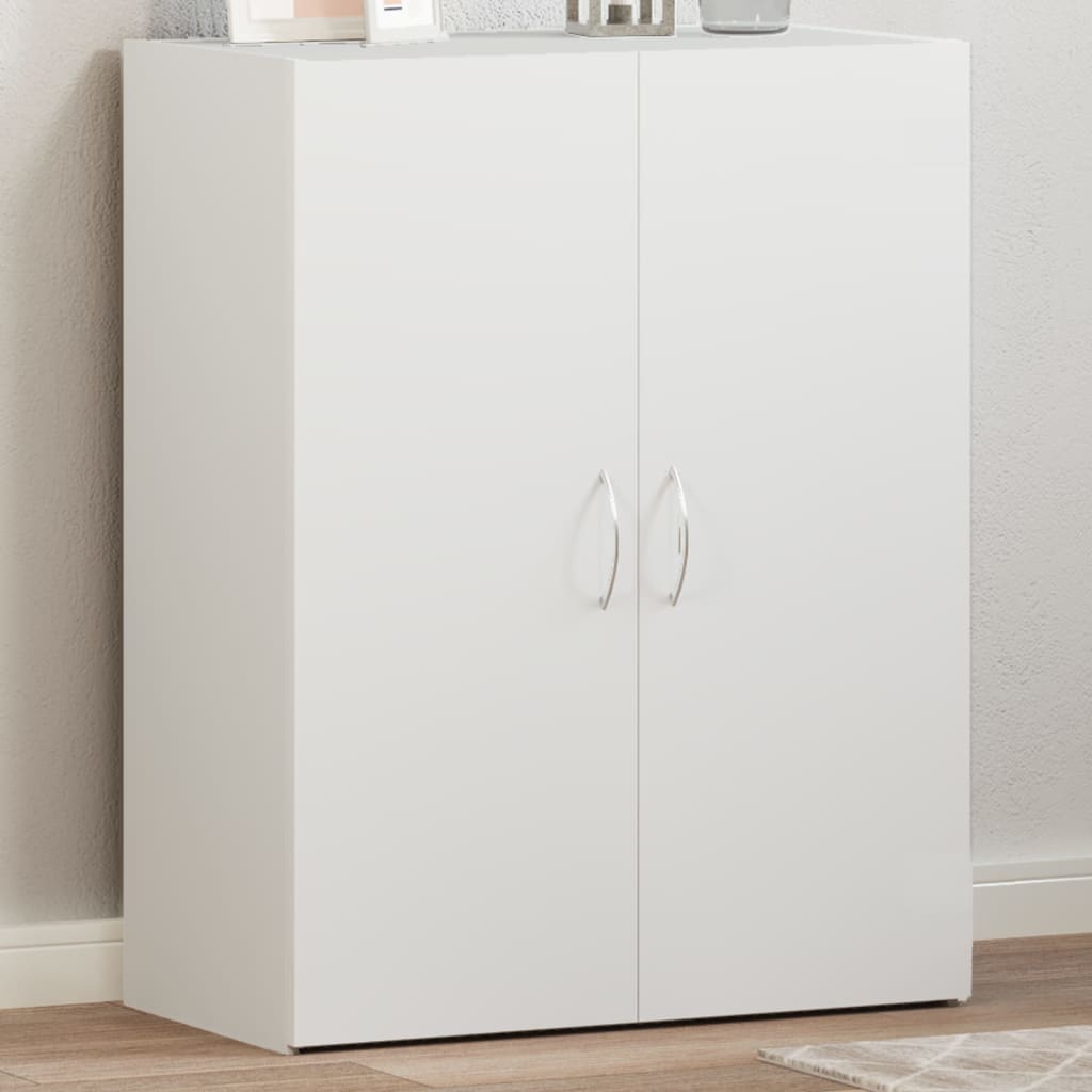 vidaXL Kartotéka biela 60x32x77,5 cm kompozitné drevo