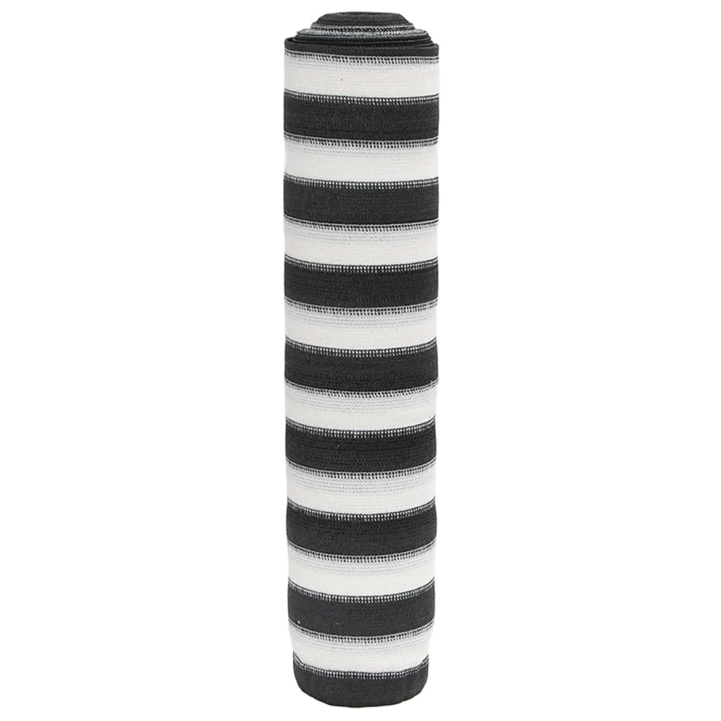 vidaXL Tieniaca sieť antracitovo-biela 1,5x25 m HDPE 195 g/m²