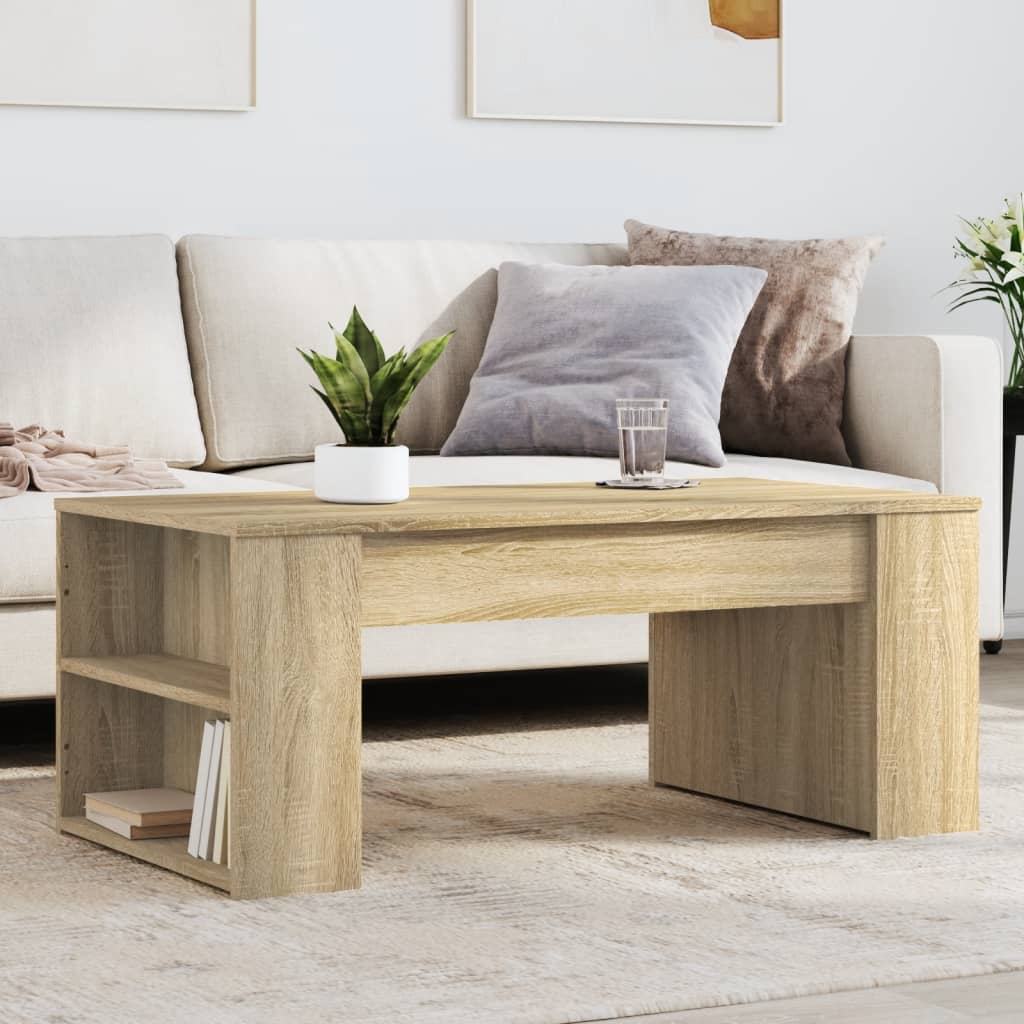 vidaXL Konferenčný stolík dub sonoma 102x55x42 cm kompozitné drevo