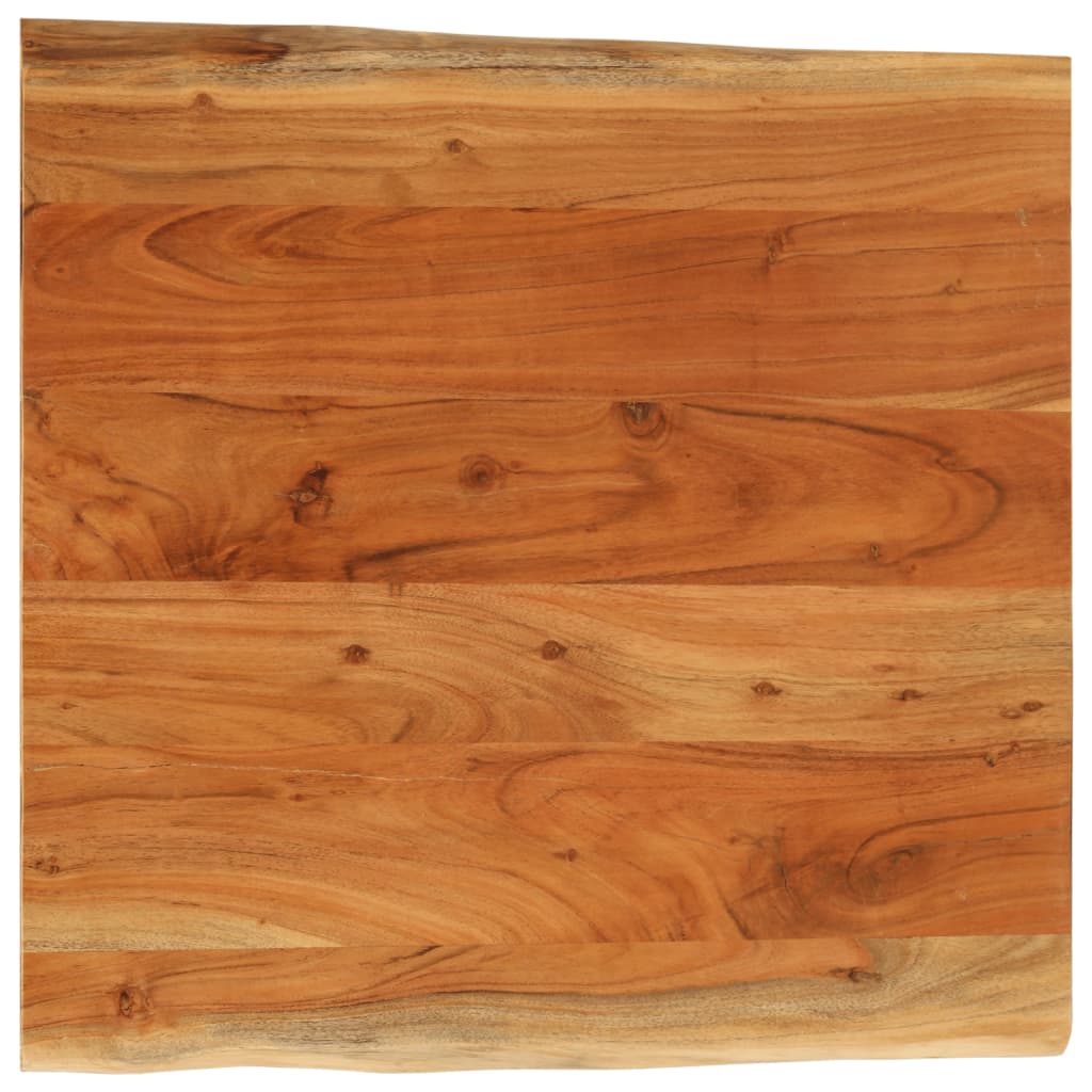 vidaXL Stolová doska 60x60x3,8 cm štvorcová masívna akácia živá hrana