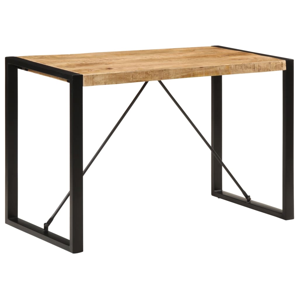 vidaXL Jedálenský stôl 120x55x76 cm surový mangovníkový masív