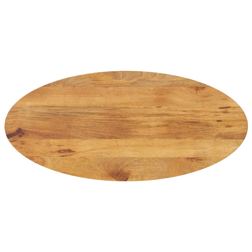 vidaXL Stolová doska 140x50x2,5 cm oválna masívny mangovník
