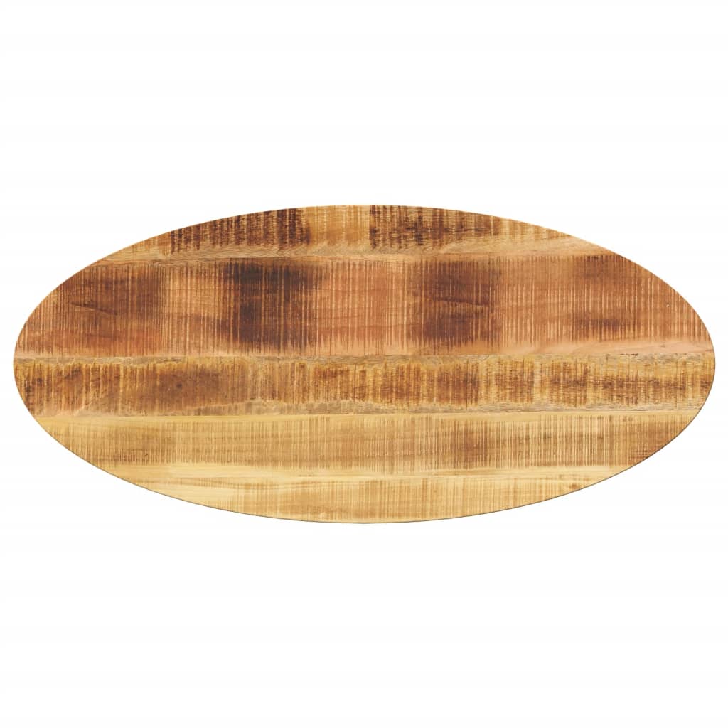 vidaXL Stolová doska 110x50x3,8 cm oválna masívny mangovník