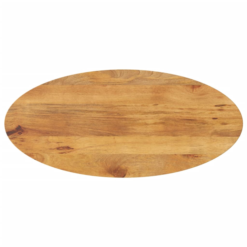 vidaXL Stolová doska 140x50x3,8 cm oválna masívny mangovník