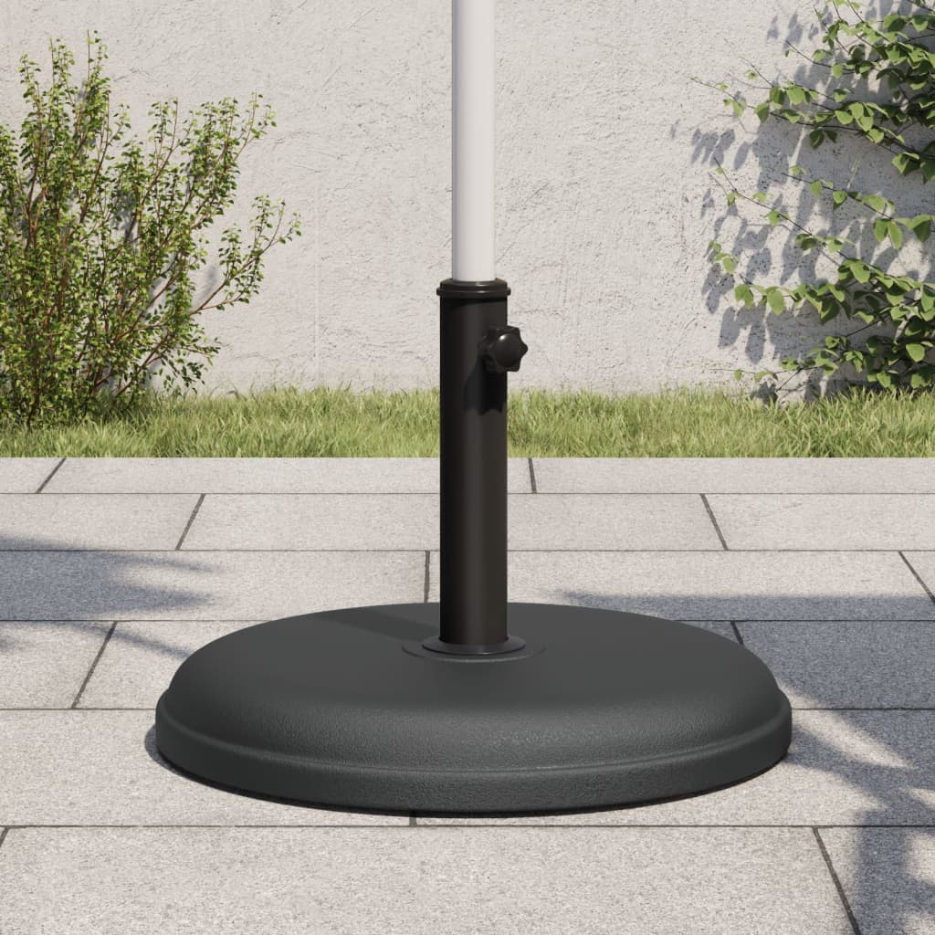 vidaXL Podstavec pod slnečník pre Ø32/35/38 mm tyče 15 kg kruh