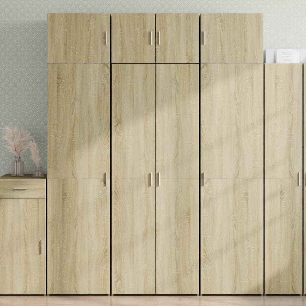 vidaXL Vysoká skrinka dub sonoma 70x42,5x185 cm kompozitné drevo