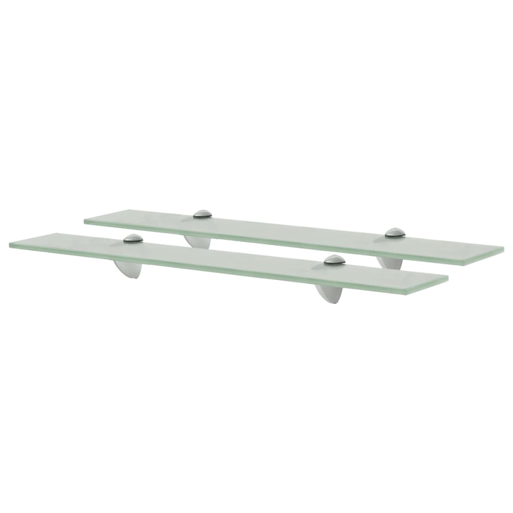 vidaXL Nástenná polička 2 ks sklo 60x20 cm 8 mm