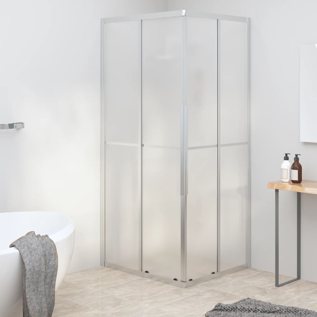 vidaXL Sprchovací kút matný ESG 90x70x180 cm