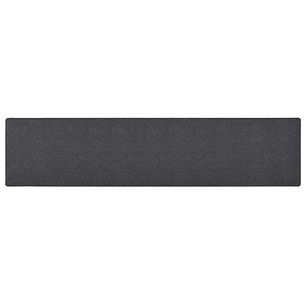 vidaXL Kobercový behúň antracitový 80x400 cm