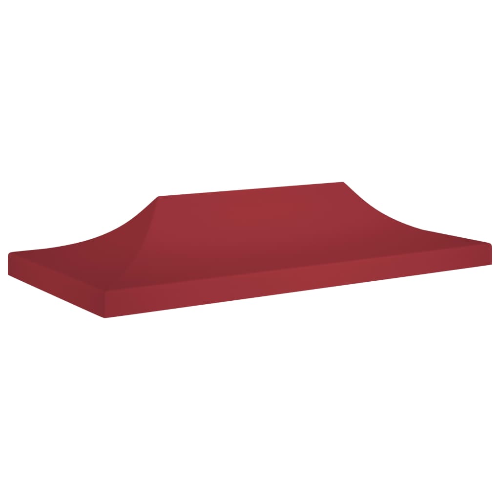 vidaXL Strecha na párty stan 6x3 m, vínová 270 g/m²