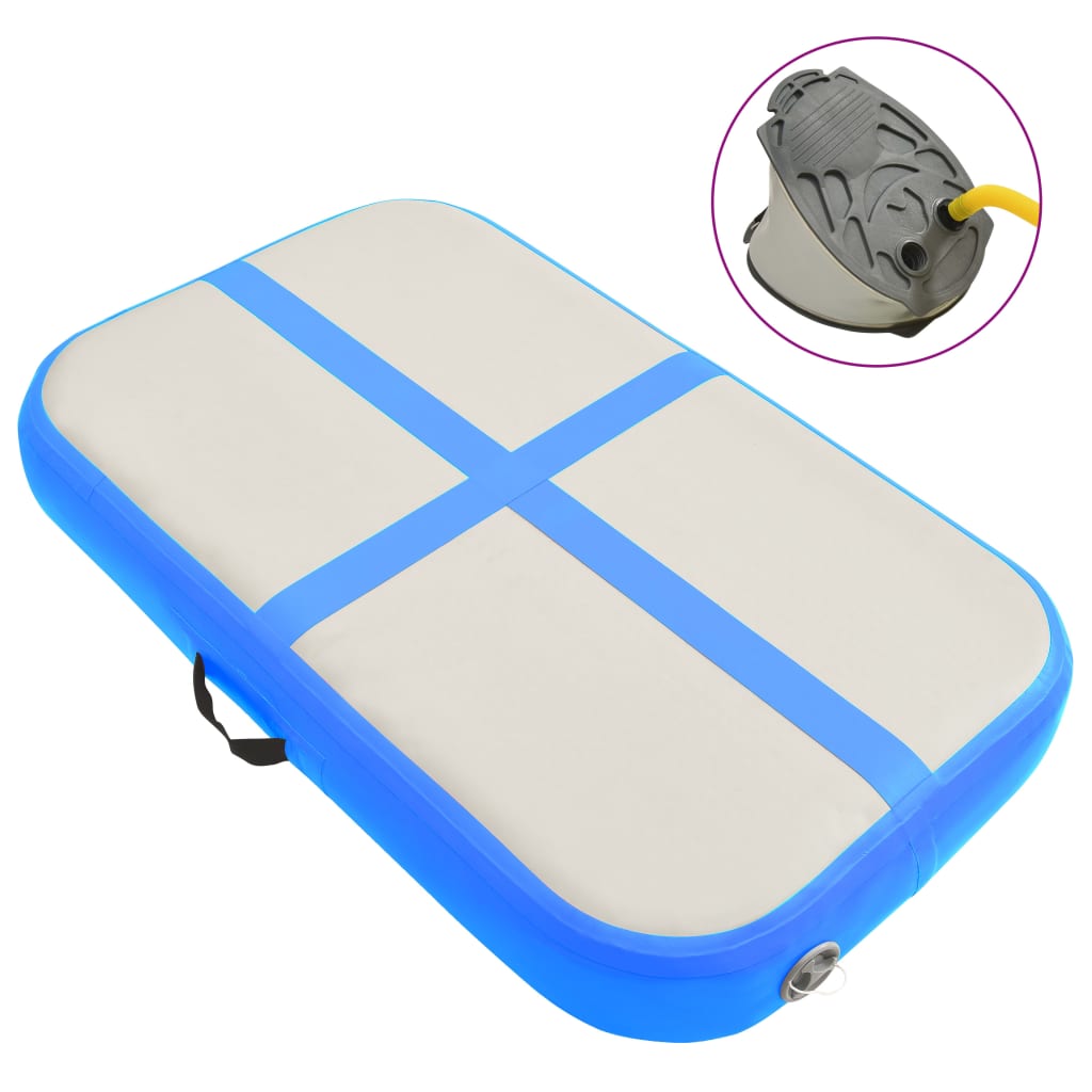 vidaXL Nafukovacia žinenka s pumpou 60x100x15 cm PVC modrá