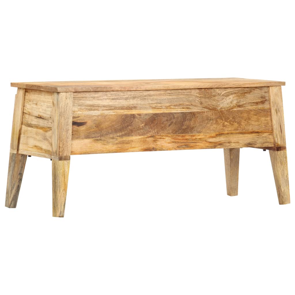 vidaXL Úložný box z mangovníkového dreva 99x35x48 cm