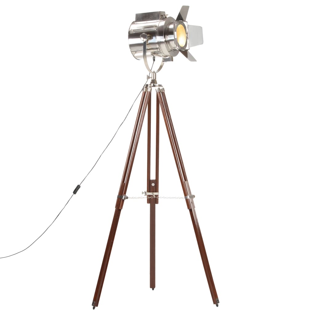 vidaXL Lampa na statíve, mangový masív 180 cm