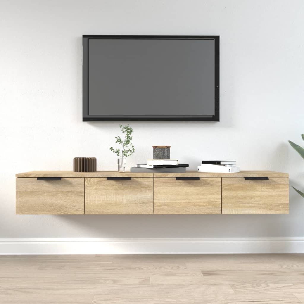 vidaXL Nástenné skrinky 2 ks dub sonoma 68x30x20 cm spracované drevo