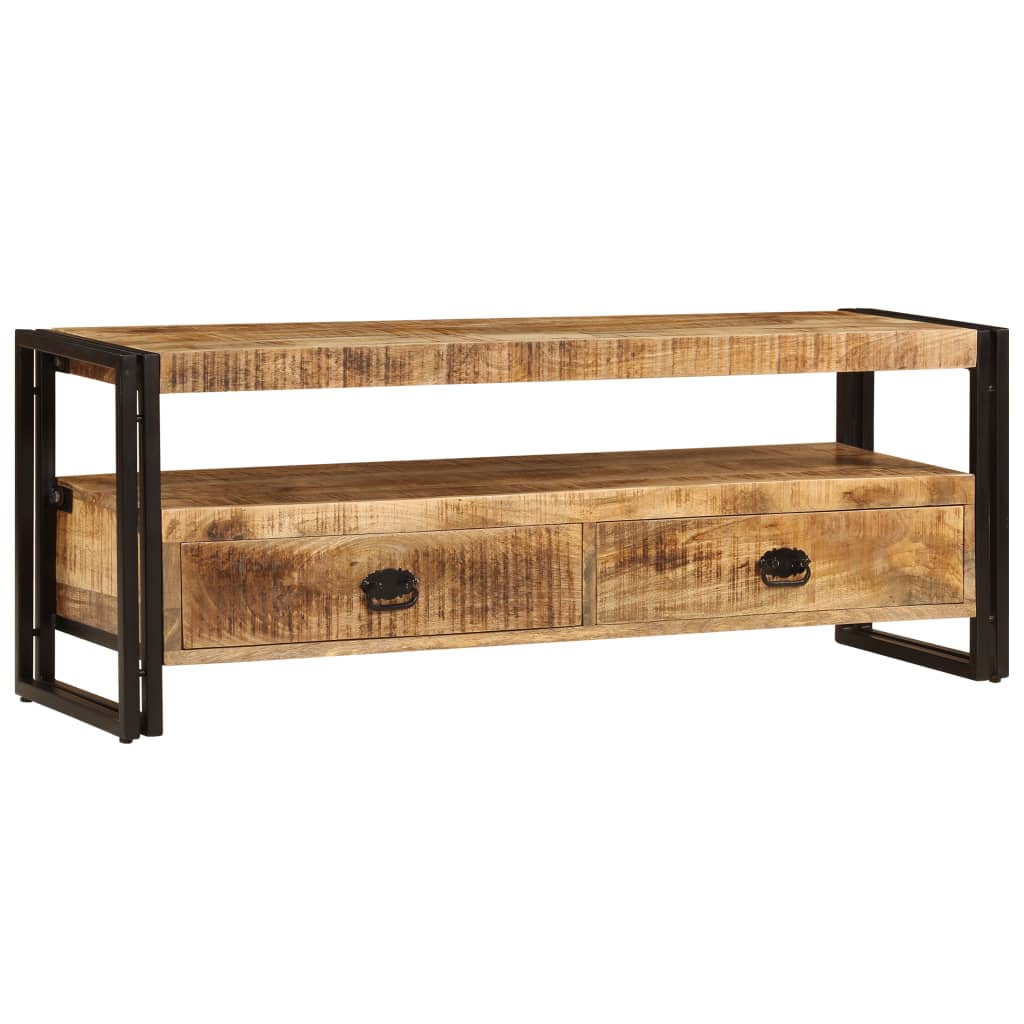 vidaXL TV skrinka 120x35x45 cm masívne mangovníkové drevo