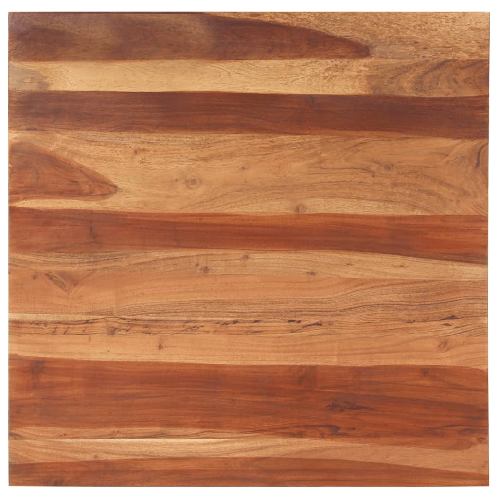 vidaXL Stolová doska, akáciový masív 25-27 mm, 80x80 cm