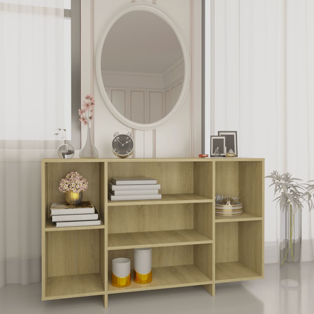 vidaXL Komoda, dub sonoma 120x30x75 cm, kompozitné drevo